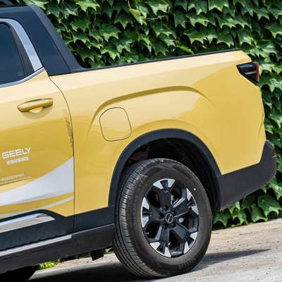 Range de 400-600 km de batería pura Geely RD6 Energy Pickup Truck con y entreejas de 3120 mm
