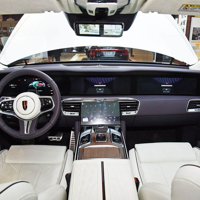 690Km de alcance Hongqi E-Hs9 2022 Qiyue 7 asientos Auto Velocidad máxima 200km/h Vehículo energético