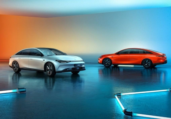 Auto 100% eléctrico 2022 LEAPMOTOR C01 Alta Velocidad Tracción trasera 525KM Hecho en con 4 asientos