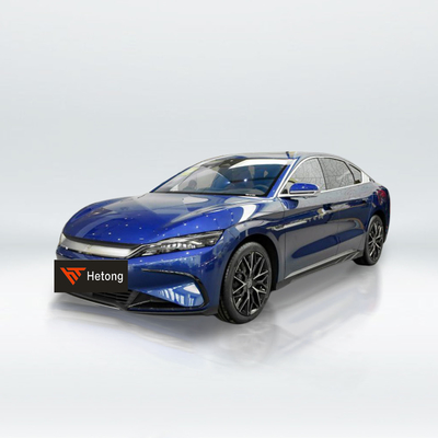 610km Vehículos energéticos BYD Han EV Verde sedán eléctrico de 4 puertas con velocidad máxima de 185Km/h