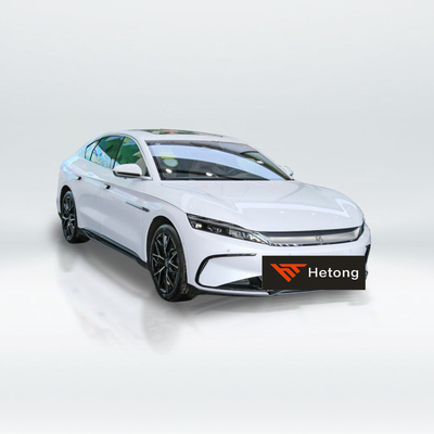610km Vehículos energéticos BYD Han EV Verde sedán eléctrico de 4 puertas con velocidad máxima de 185Km/h