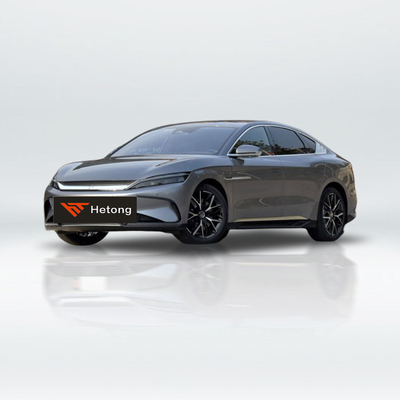 610km Vehículos energéticos BYD Han EV Verde sedán eléctrico de 4 puertas con velocidad máxima de 185Km/h